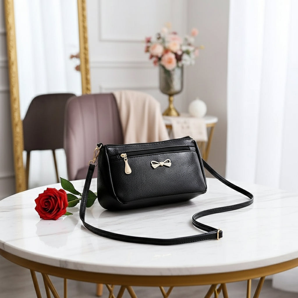 Sac à main femme chic en simili cuir – motif crocodile élégant