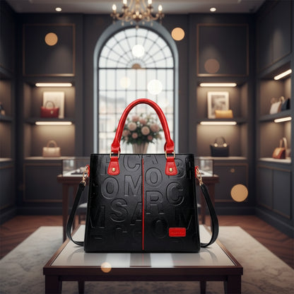 Sac bandoulière femme grande capacité en simili cuir