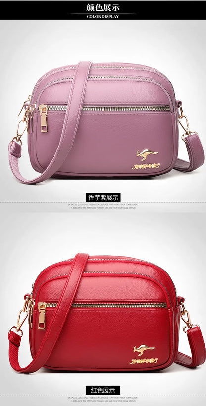 Sac à main femme en cuir souple, multi‑poches, luxe et résistance