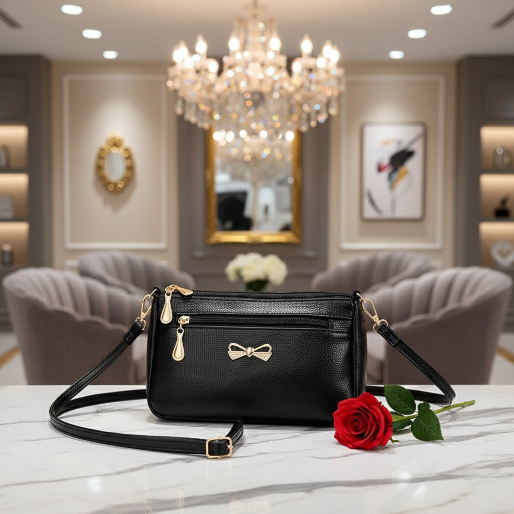 Sac à main femme chic en simili cuir – motif crocodile élégant