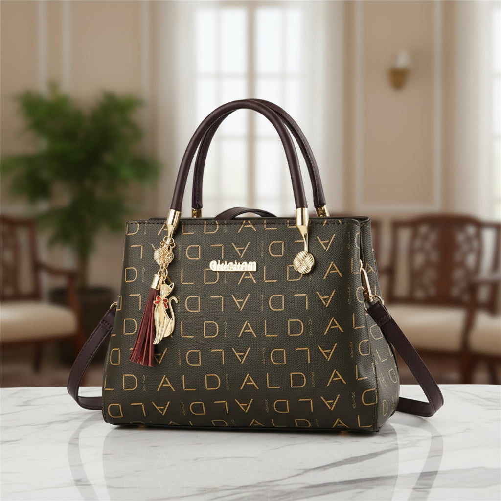 Sac bandoulière femme grande capacité en simili cuir