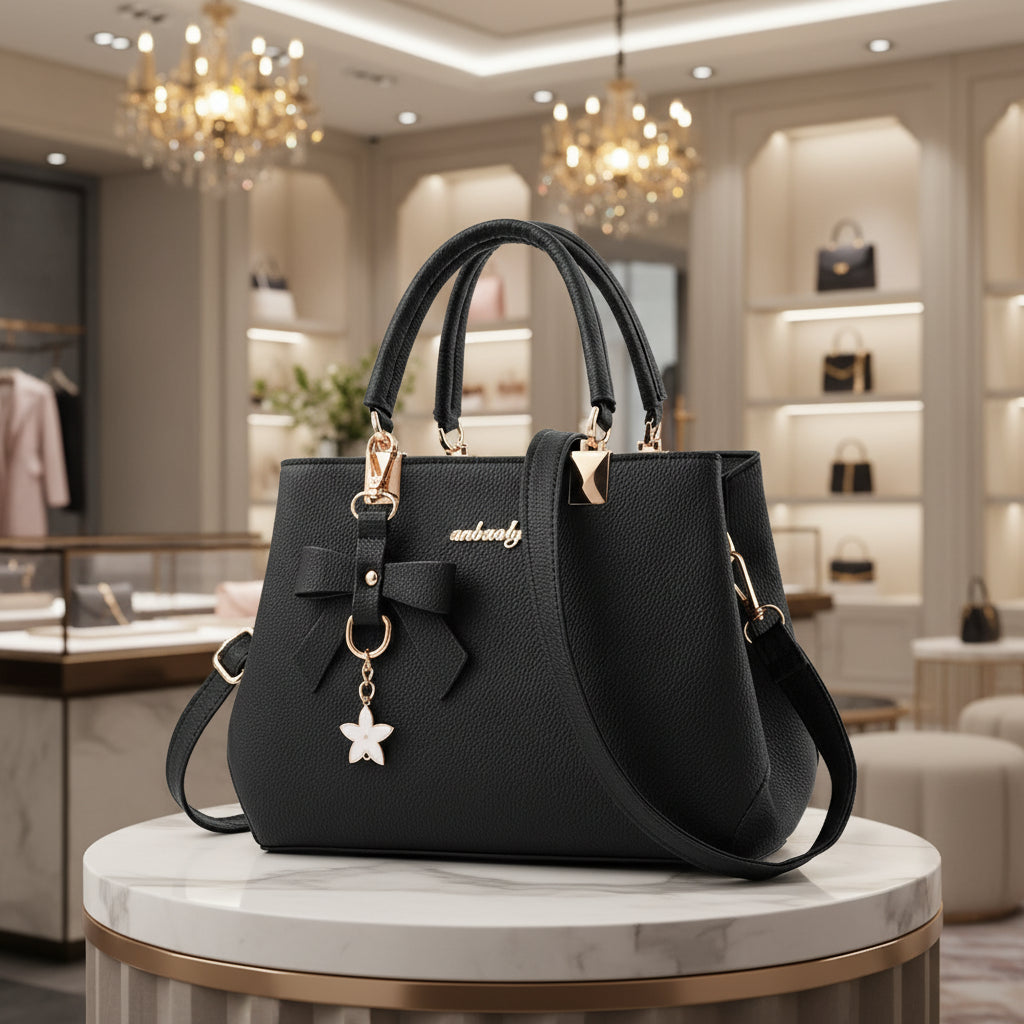 Sac bandoulière femme motif floral chic