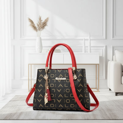 Sac bandoulière femme grande capacité en simili cuir