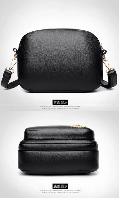 Sac à main femme en cuir souple, multi‑poches, luxe et résistance