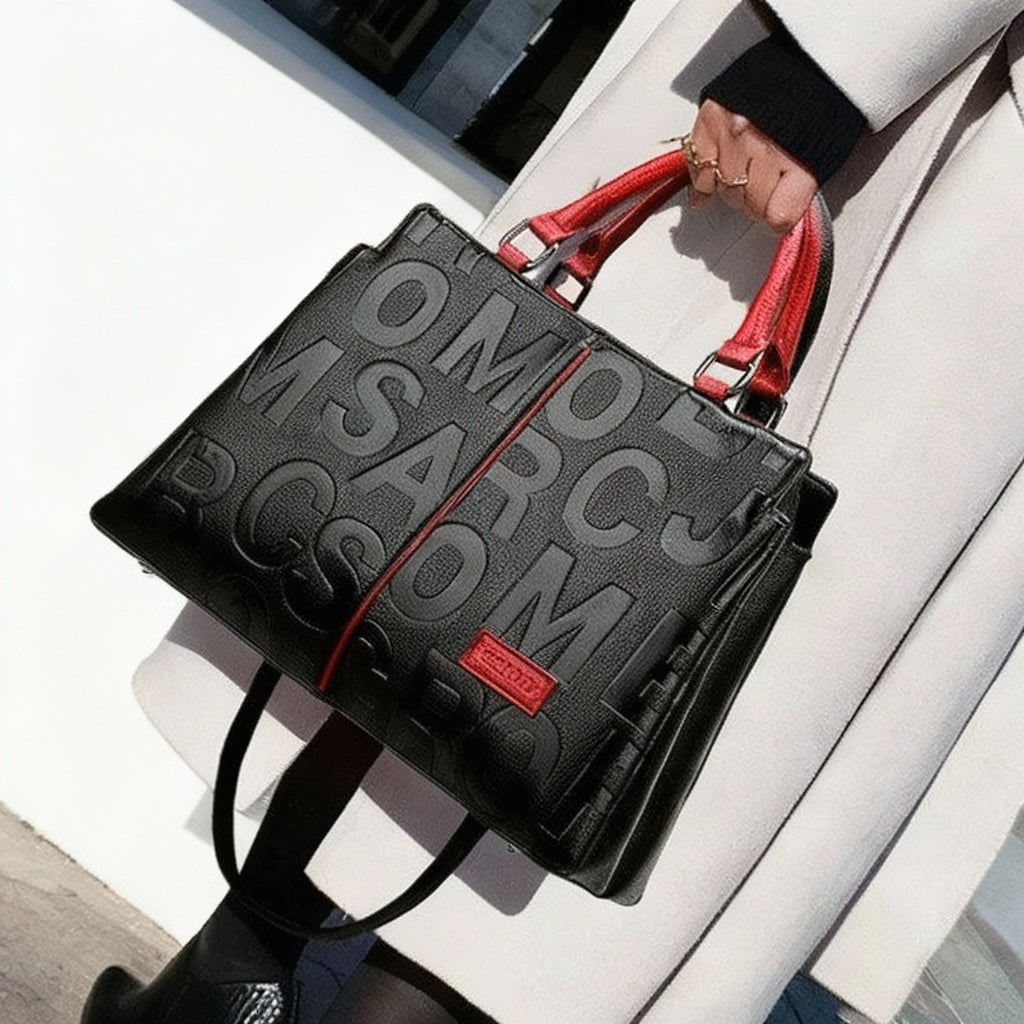 Sac bandoulière femme grande capacité en simili cuir