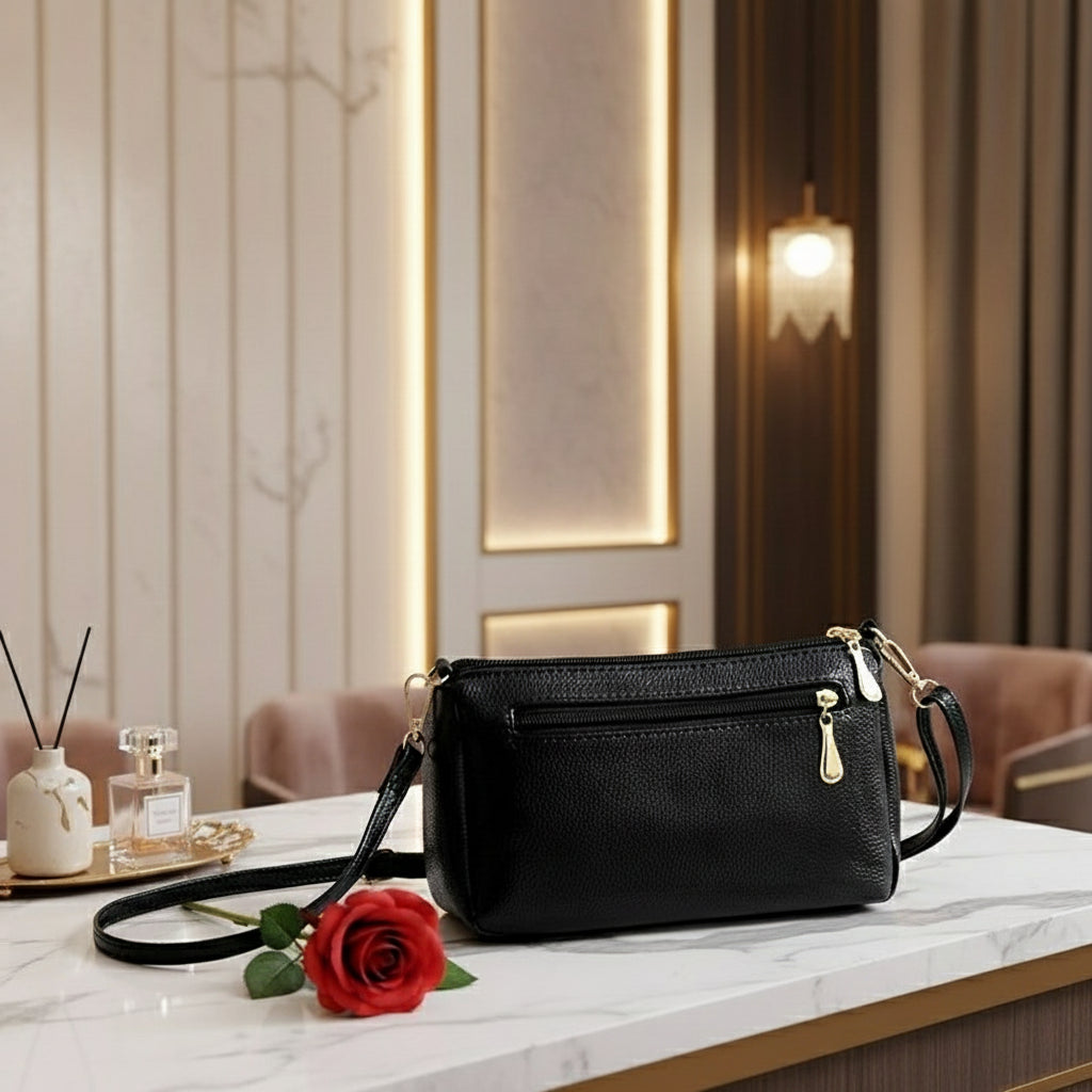 Sac à main femme chic en simili cuir – motif crocodile élégant